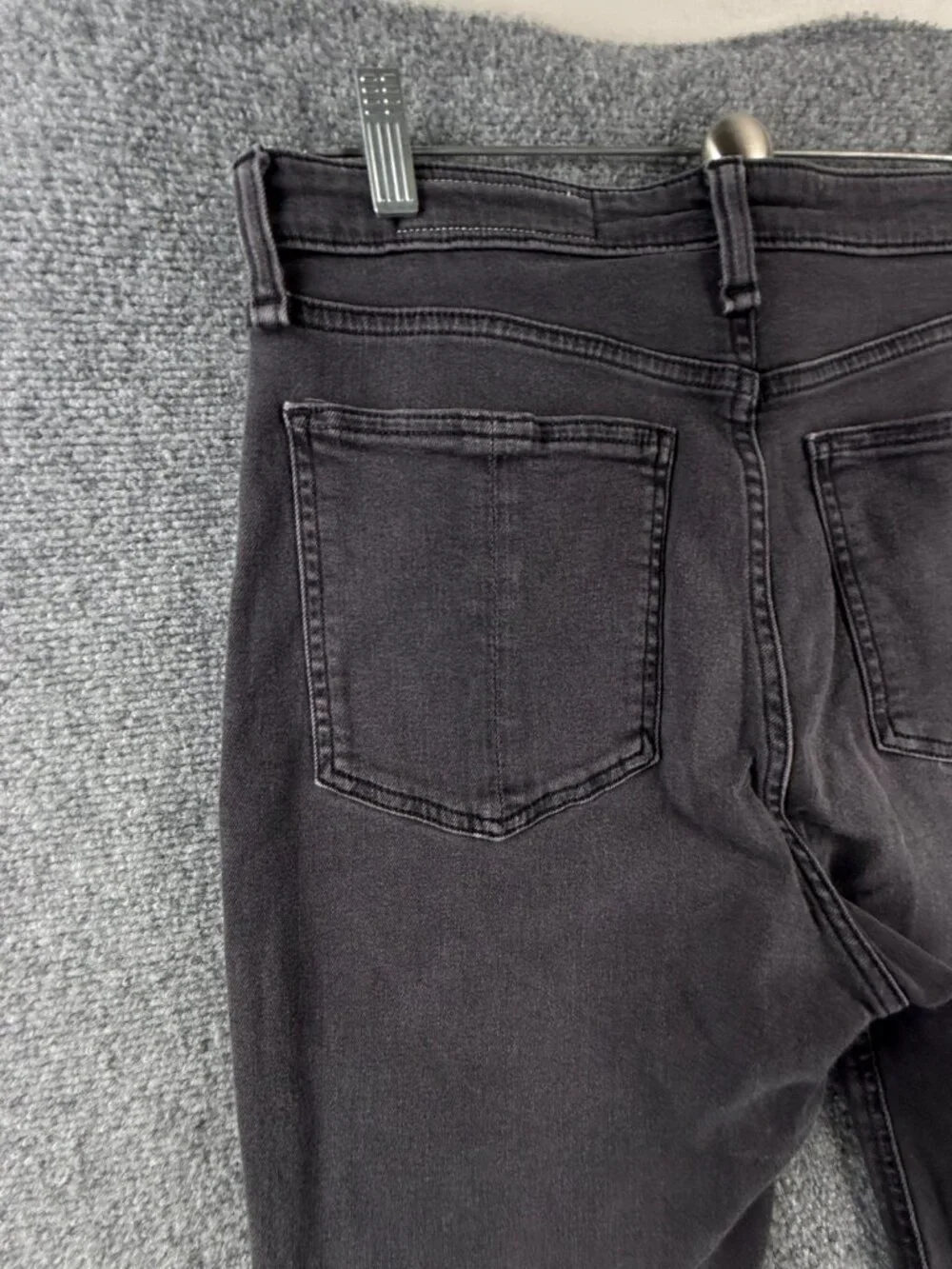 Rag & Bone Gray Nina High Rise Ankle Skinny Jeans Cotton Spandex ACTL 31X27